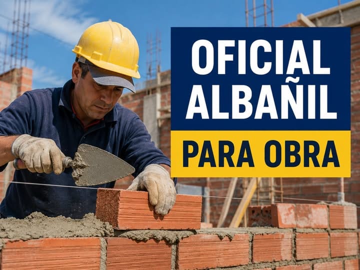 Se busca albañiles para acabados y detalles: Guía completa de empleo, sueldos y requisitos